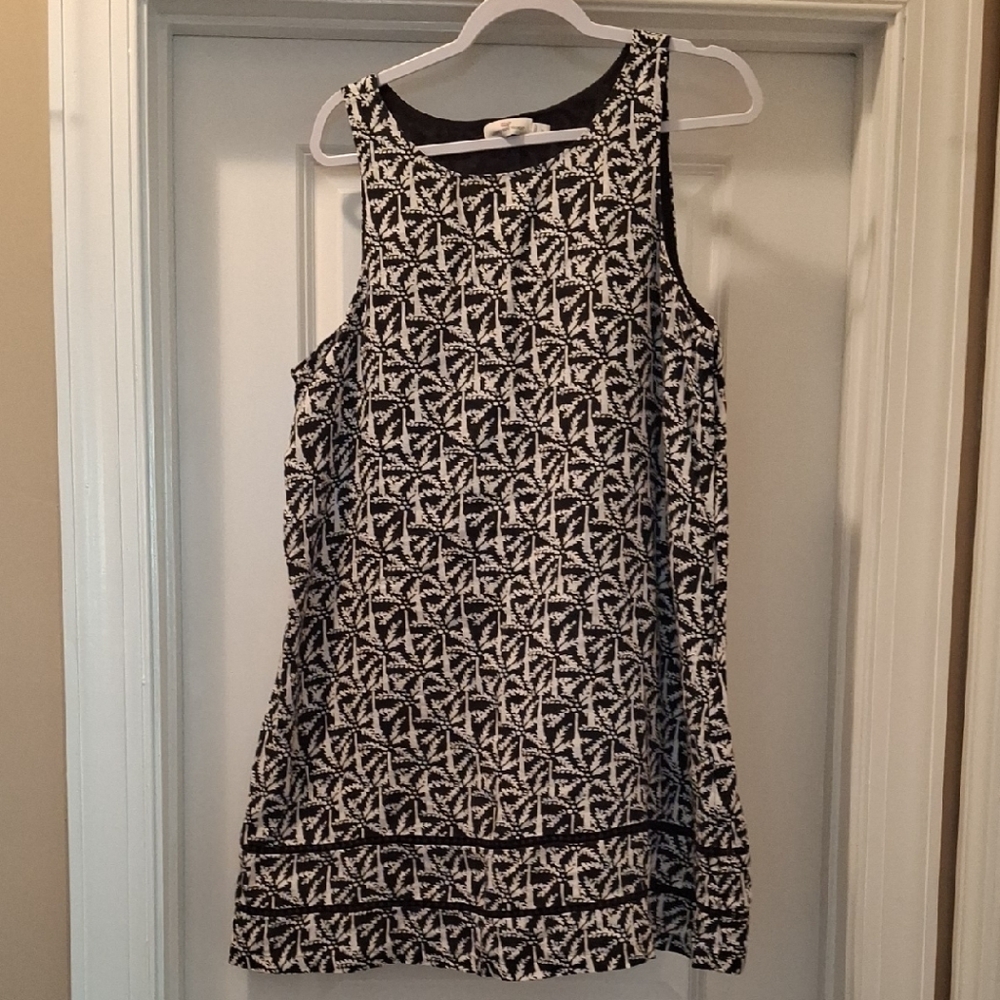 Vineyard Vines Black And White Print Dress